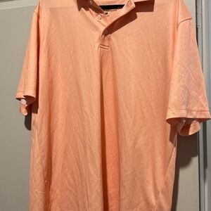 Pebble Beach Orange Polo Shirt Lightweight Breathable